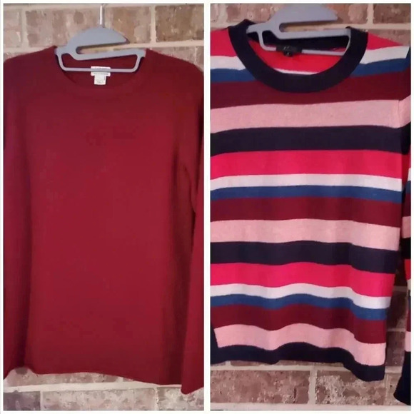 Bundle of Two JCrew 100% Cashmere Sweaters - Picture 1 of 8